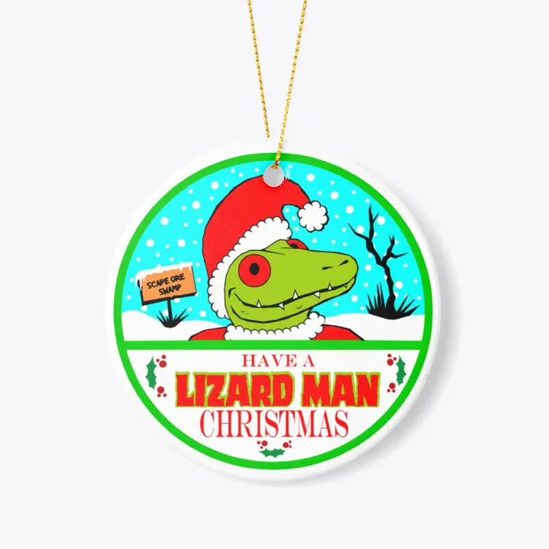 Lizard Man Christmas Ornament