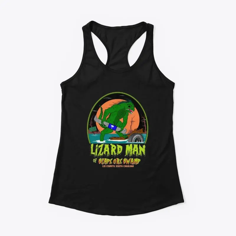 Women's Lizard Man Racerback tank top