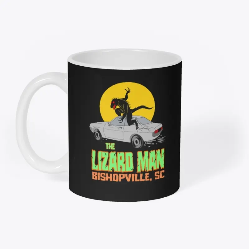 LIZARDMAN on CAR coffee mug