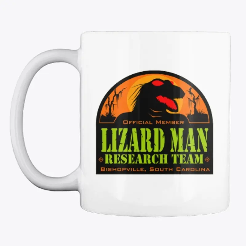 LIZARD MAN RESEARCH DIE CUT STICKER/MUG